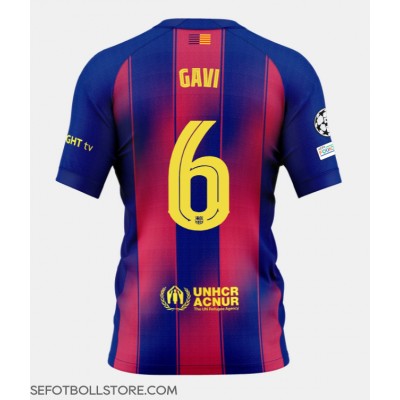 Barcelona Paez Gavi #6 Replika Hemmatröja 2025-26 Kortärmad Barcelona Paez Gavi #6 Replika Hemmatröja 2025-26 Kortärmad